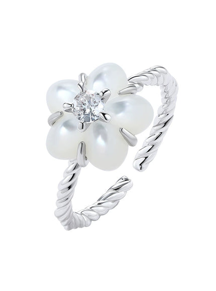Twinkle Flower Open Ring