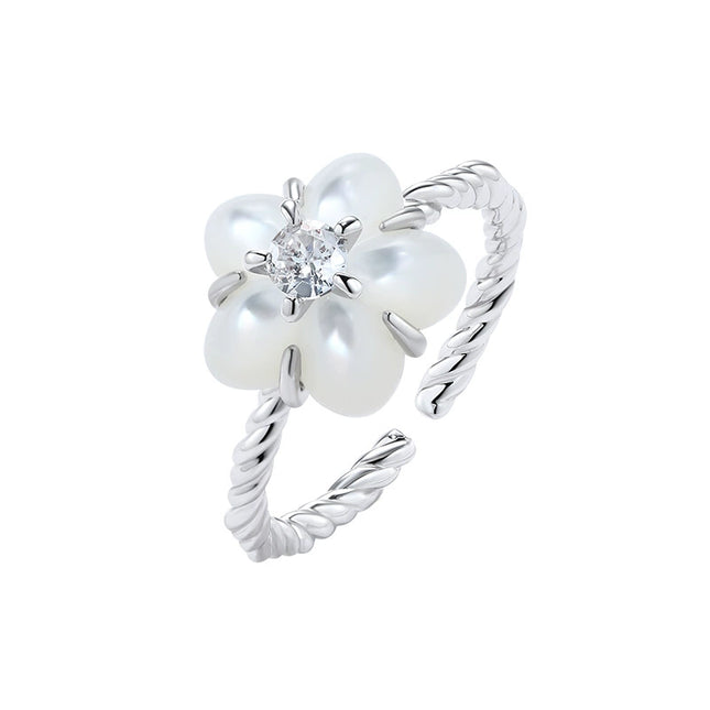 Twinkle Flower Open Ring