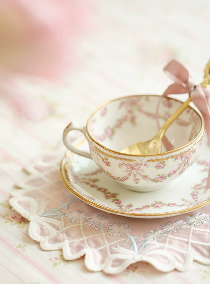 Pastel Garden Cottage Table Mat