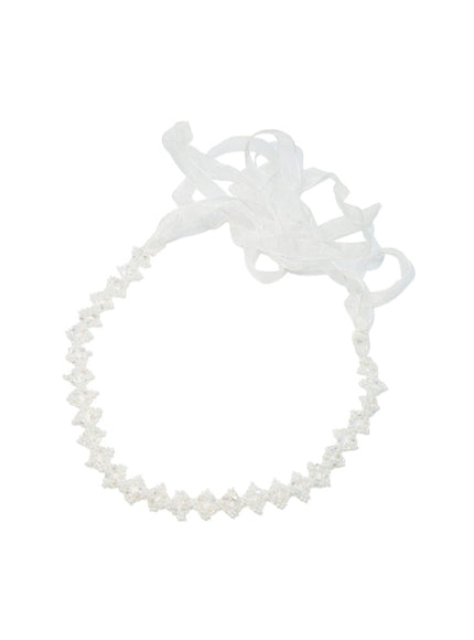 Lace Petal Ribbon Choker