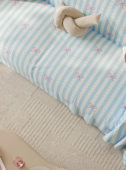 Sweet Bow Pastel Sofa Cover