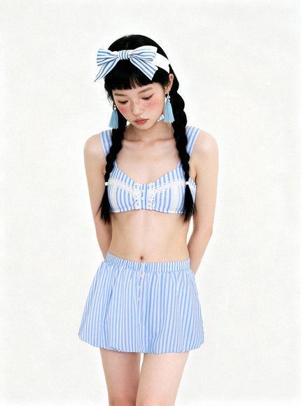 French Stripe Swimwear