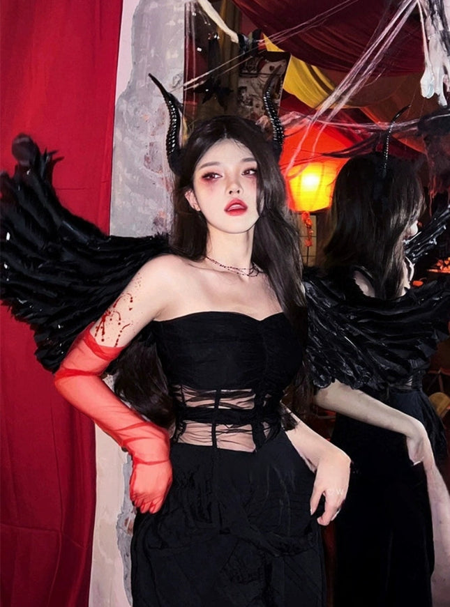 Demon Chic Horn & Mesh Glove