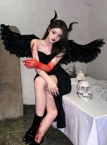Demon Chic Horn & Mesh Glove