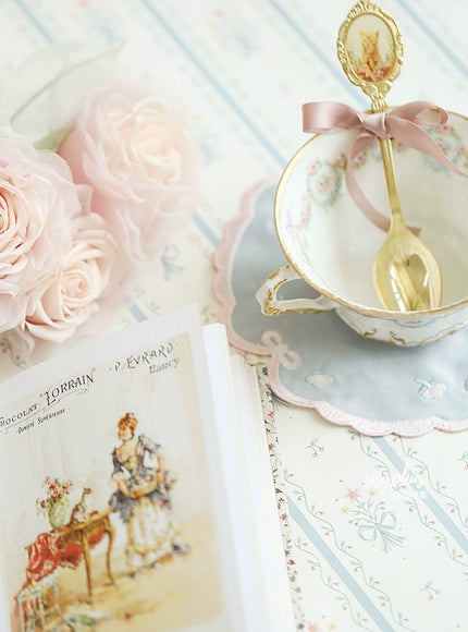 Pastel Garden Cottage Table Mat