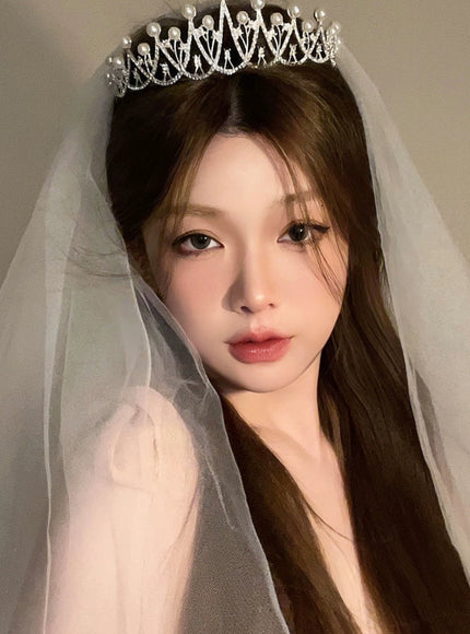 Queens Whisper Veil Tiara Set