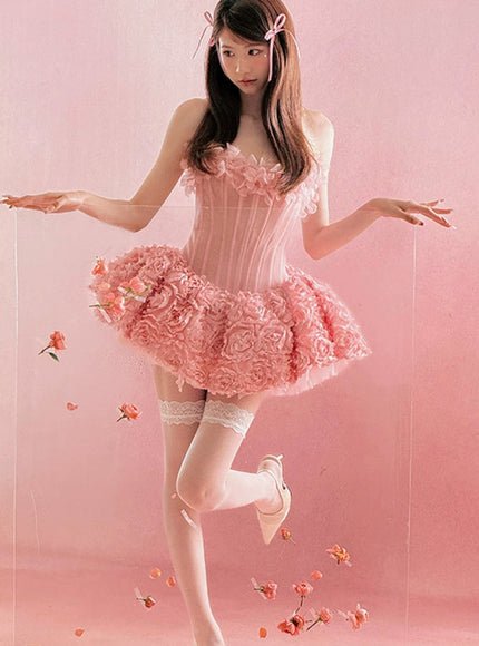 Rosette Fairy Corset Dress