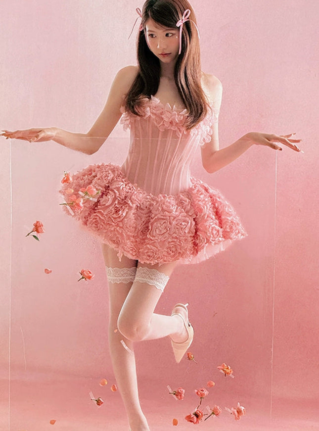 Rosette Fairy Corset Dress