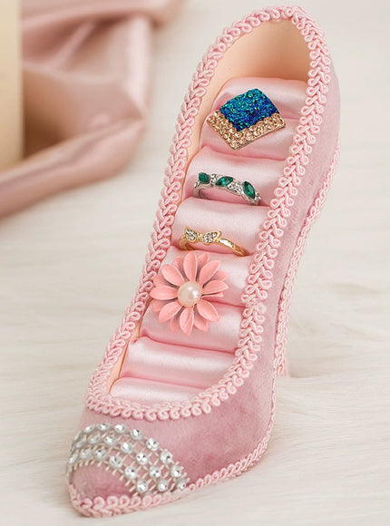 Velvet Princess Heel Ring Holder