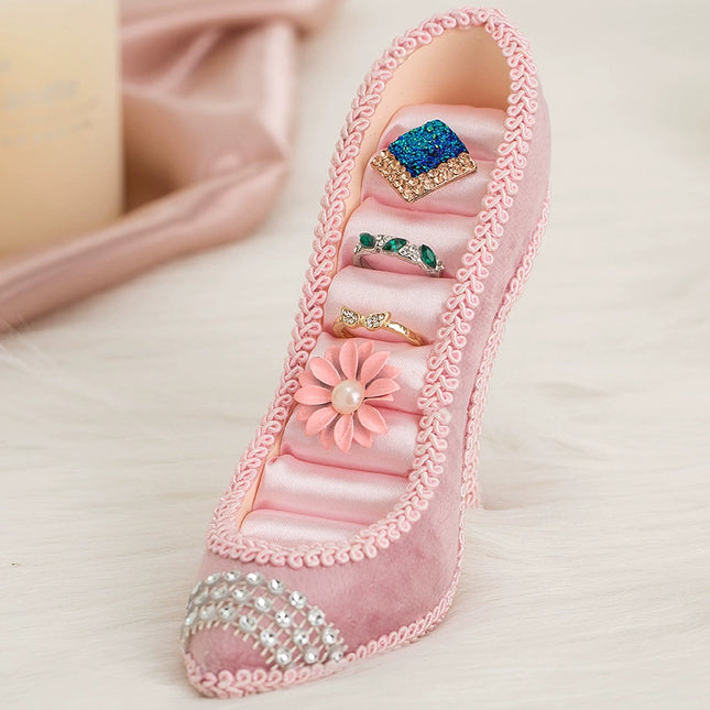 Velvet Princess Heel Ring Holder