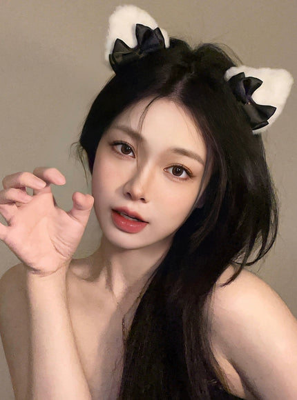 Playcat Fluffy Hair Clip