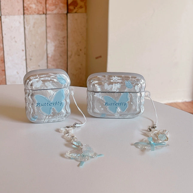 Blue Butterfly Dream AirPods Case