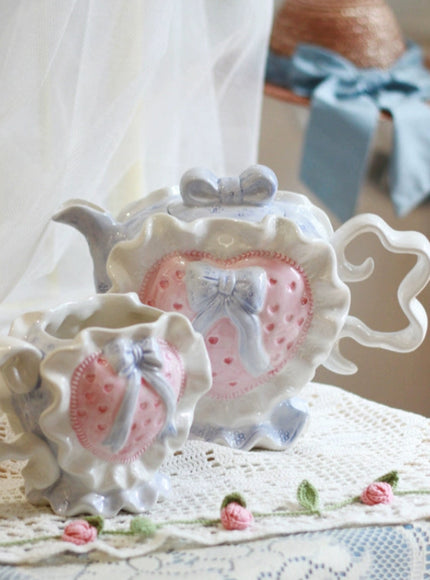 Lullaby Bow Teapot/Cup/Plate