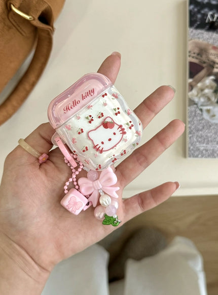 Cherry Blossom Meow AirPods Case