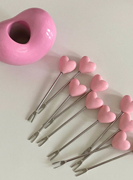 Heart Bloom Dessert Fork Set