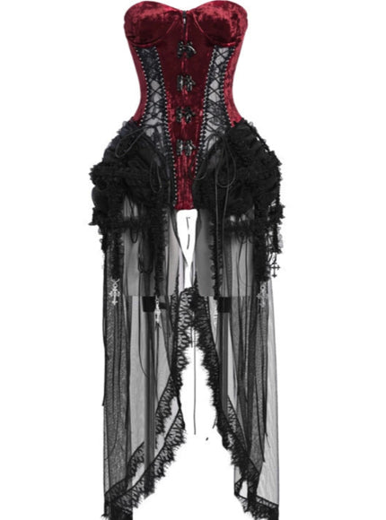 Blood Opera Corset & Birdcage & Mesh Hem Set