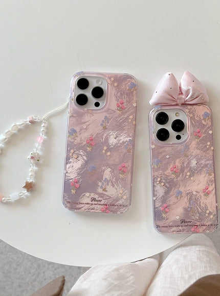 Twinkle Bow Floral Phone Case