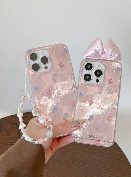 Twinkle Bow Floral Phone Case