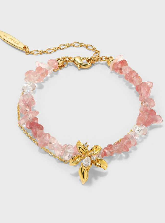 Blossom Crystal Flower Bracelet
