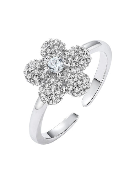 Twinkle Flower Open Ring