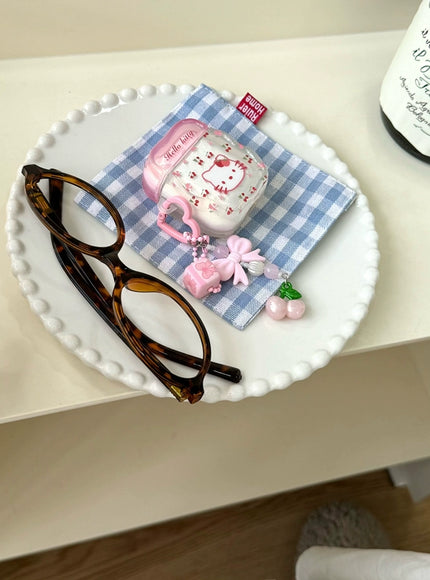 Cherry Blossom Meow AirPods Case