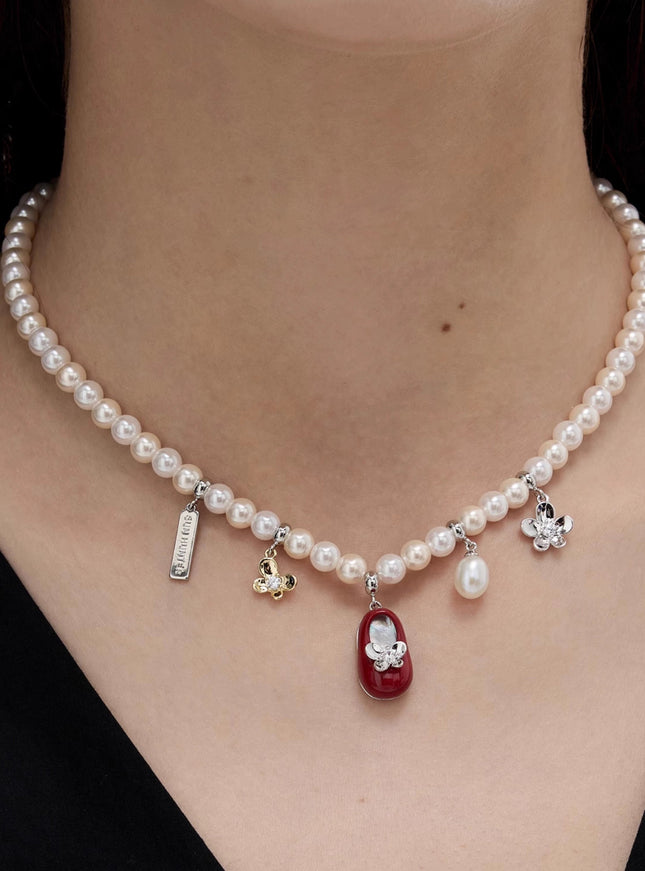 Baby Jane Story Pearl Necklace