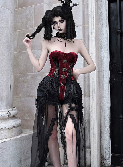 Blood Opera Corset & Birdcage & Mesh Hem Set