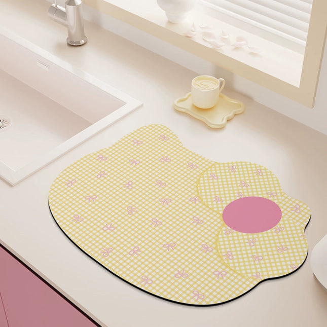 Cutie Meow Kitchen Mat
