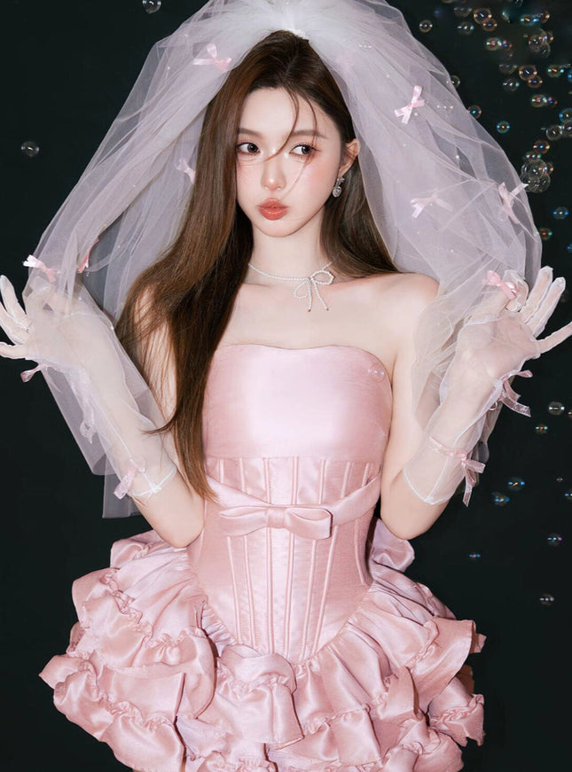Blush Ruffle Pumpkin Dress