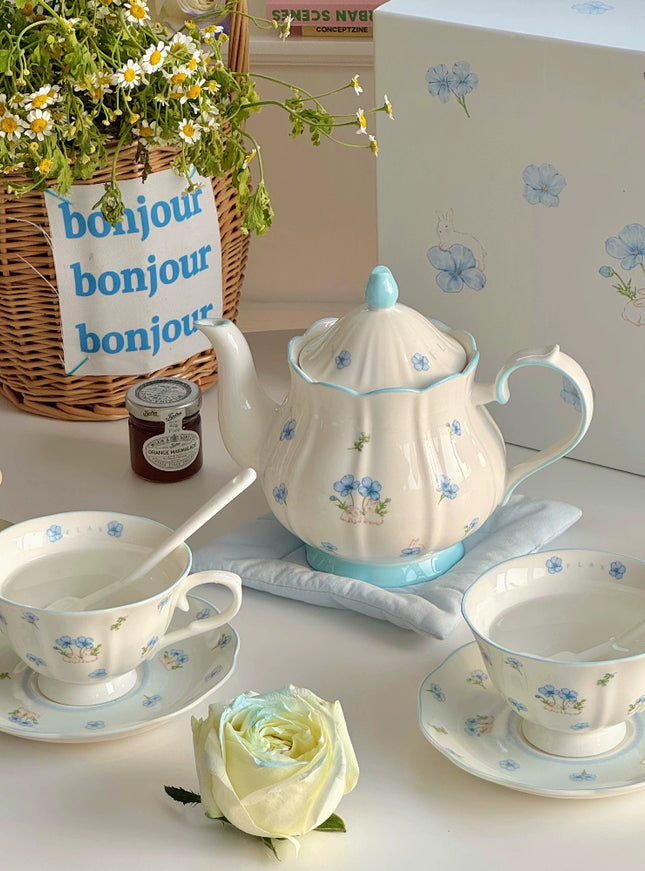 Bluebelle Cottage Porcelain Tea Set