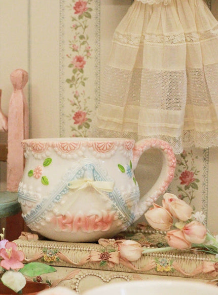 Vintage Patchwork Garden Mug