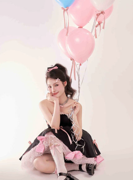 Playful Ribbons Tutu Dress