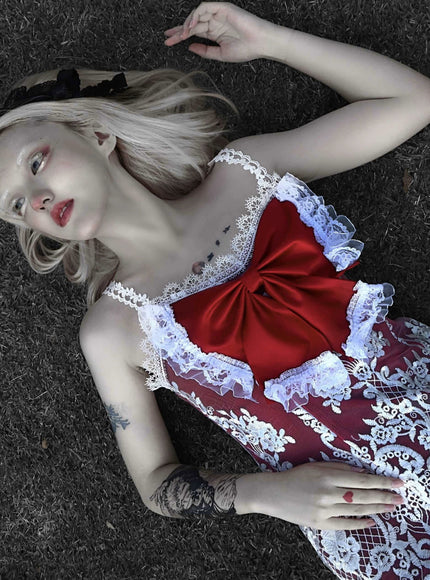 Baroque Lace Jewel Dress