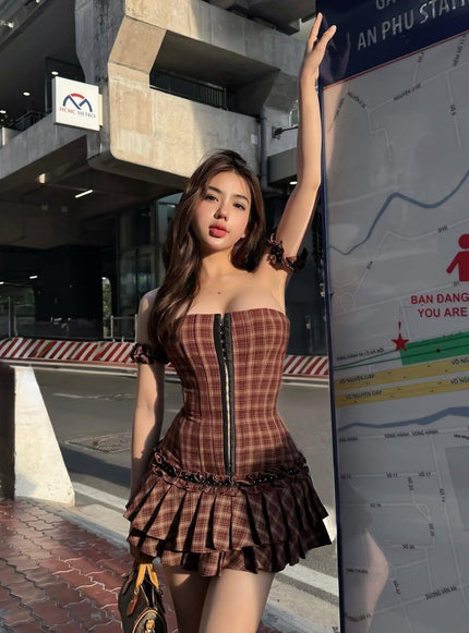 Checkmate Crush Dress
