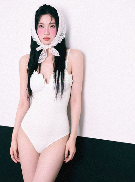 White Swan Bellet Monokini