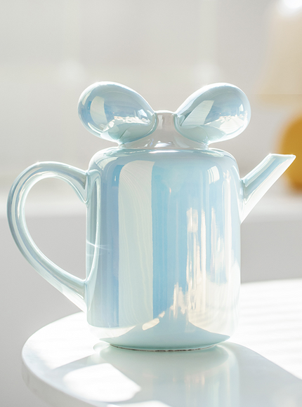 Floral Ceramic Teapot & Cup Set