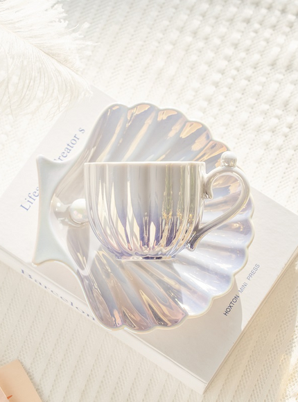Pearl Shell Teacup Set