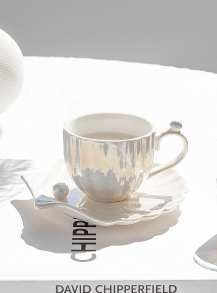 Pearl Shell Teacup Set