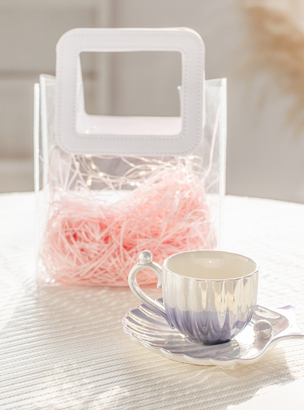 Pearl Shell Teacup Set