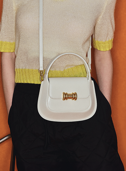 Baroque Mini Bag - White