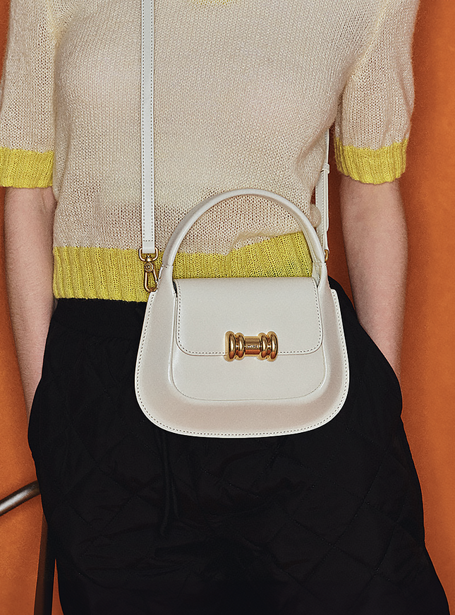 Baroque Mini Bag - White